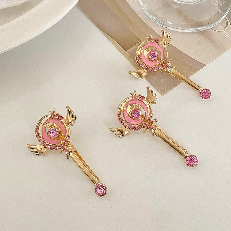 [Beautiful Magpie] กิ๊บติดผมหน้าม้า รูปนักรบ Xingyue Stick อุปกรณ์เสริม สําหรับเด็กผู้หญิง