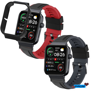 Mibro Watch T1 สายนาฬิกาสมาร์ทวอทช์ ซิลิโคน สําหรับ Mibro T1 สายรัดข้อมือสมาร์ทวอทช์ สายรัดข้อมือแฟชั่น Tpu ฝาครอบเต็มหน้าจอ ฟิล์มป้องกัน