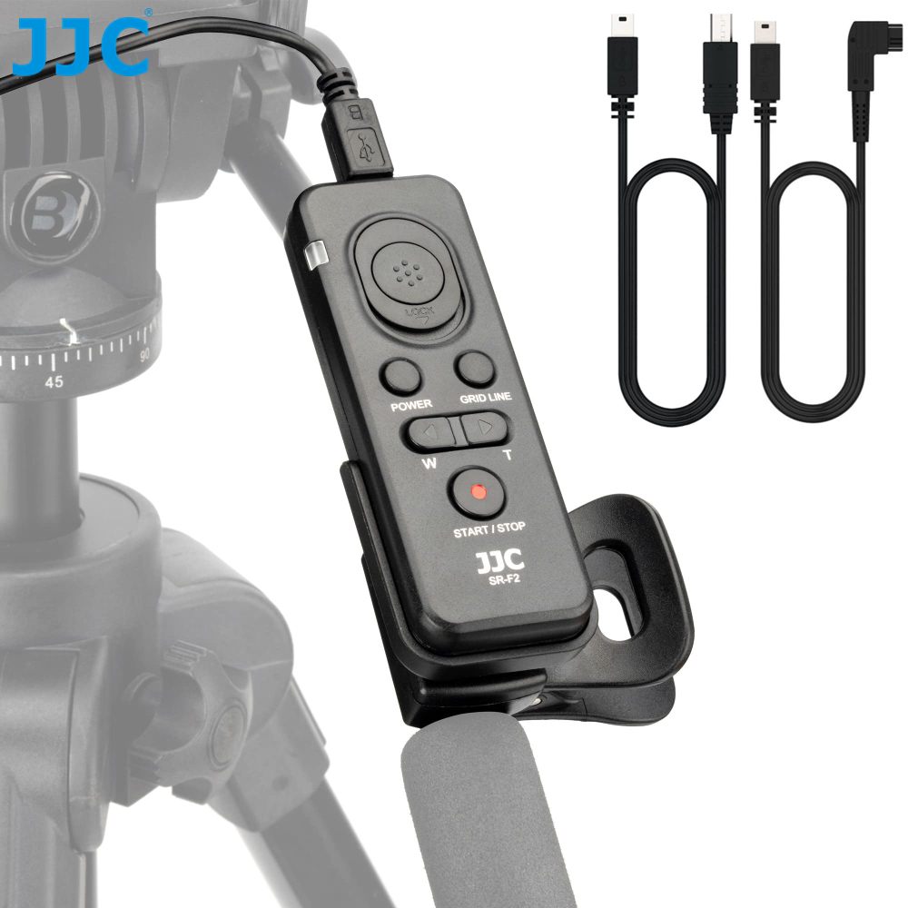 JJC รีโมทคอนโทรลแบบมีสายแทนที่ RM-VPR1 รีโมทคอนโทรล สำหรับกล้อง Sony และกล้องวิด