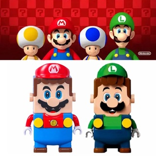 【Super Mario】โมเดลตัวต่อ มาริโอ้ลูอิกิ ของเล่นเสริมการเรียนรู้เด็ก บล็อกของเล่น