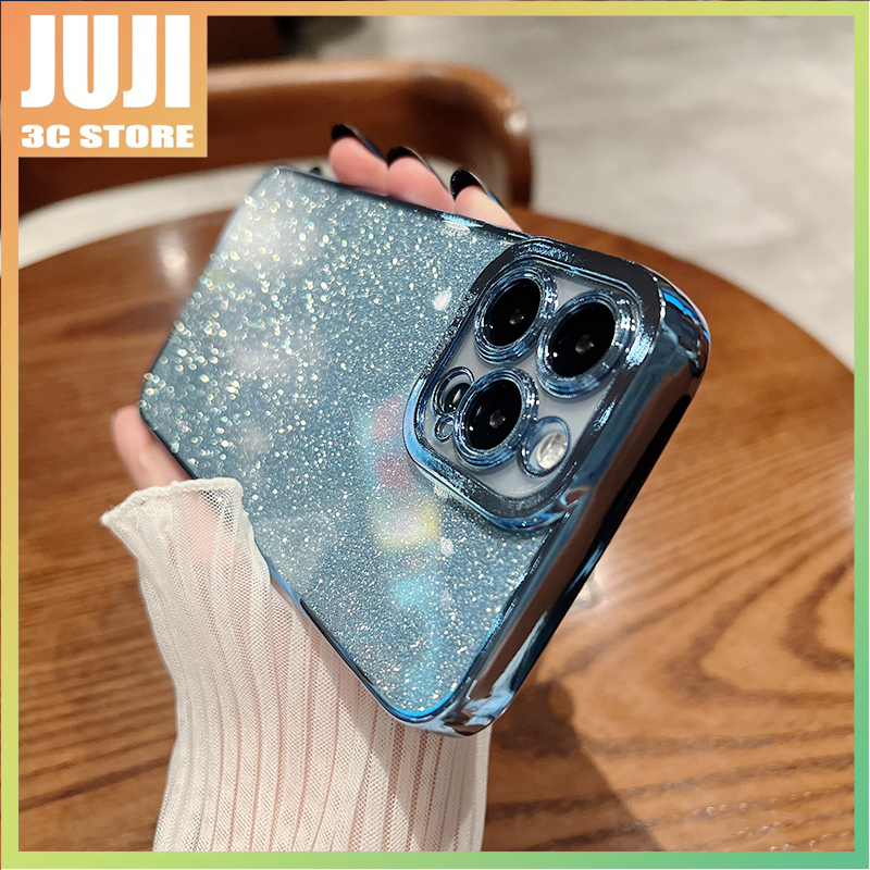 เคสโทรศัพท์มือถือใส กันกระแทก ทรงสี่เหลี่ยม ประดับกลิตเตอร์ หรูหรา สําหรับ iPhone 13 Pro Max 11 12 XR X XS Max 7 8 Plus SE 2022