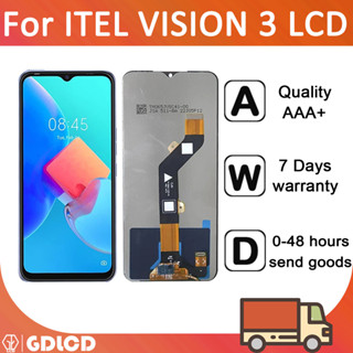 Itel Vision 3 S661LP S661L หน้าจอสัมผัส LCD แบบเปลี่ยน