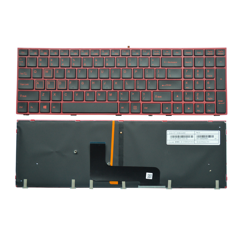 US แป้นพิมพ์แล็ปท็อปสําหรับ Hasee Z7 Z7-i78172D2 Z7 SL7S3 Z7 178172S2 Z7 178172ร2 เอสพี752 พิมพ์ลายต