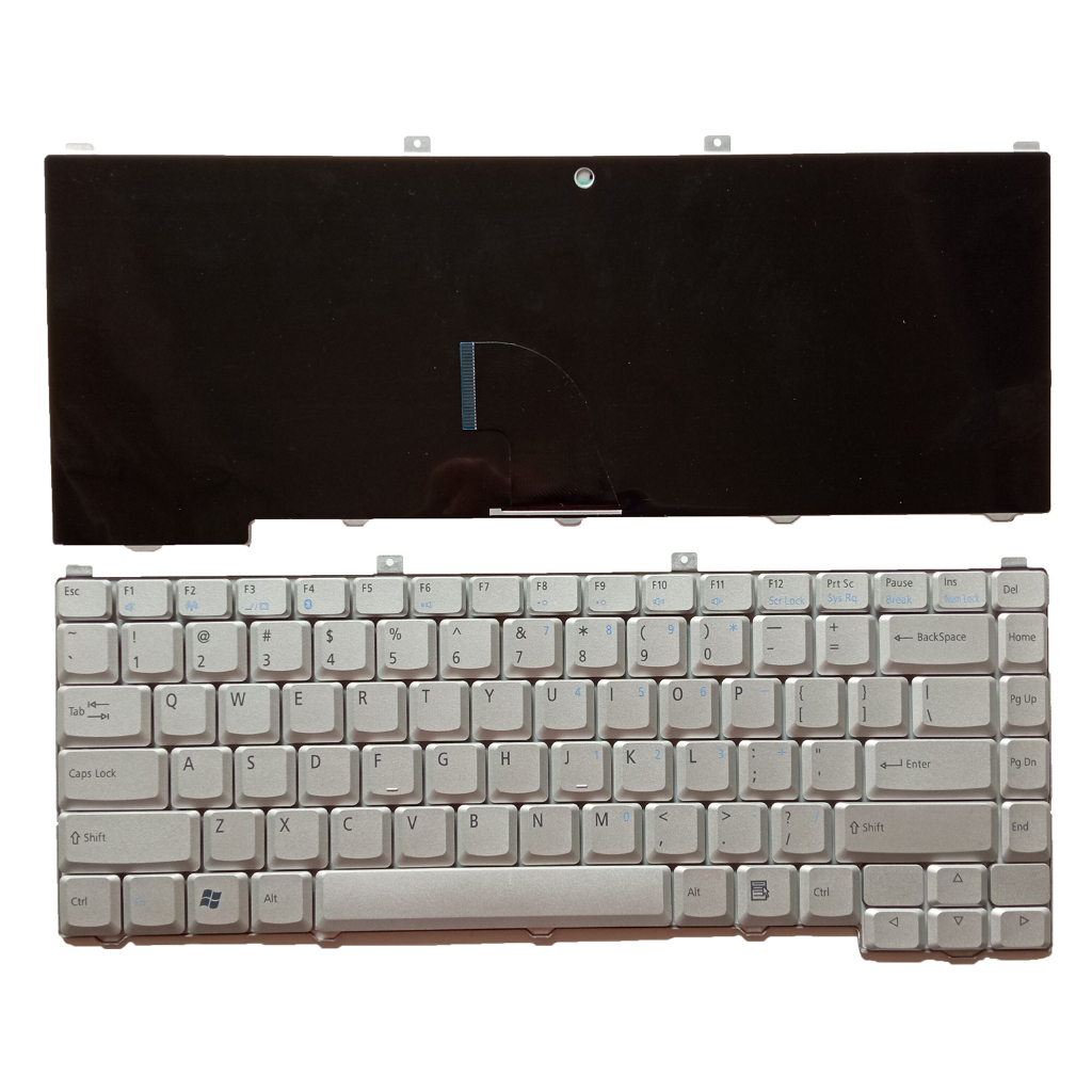 แป้นพิมพ์ภาษาอังกฤษใหม่สําหรับ NEC E2000 E3100 VA18 E680 E6200 P440 US แป้นพิมพ์เงิน