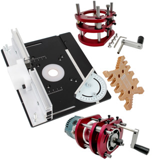 Aluminum Router Plate Router Lift Kit For 65mm Diameter Motors Woodworking Router Table Workbench Trimmer Engraving Machine