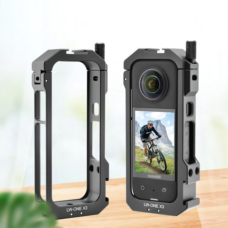 กรอบขยาย อลูมิเนียม อเนกประสงค์ อุปกรณ์เสริม One X3 สําหรับ ( insta360 x3 metal frame )