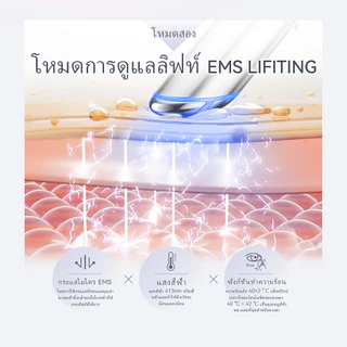 ANLAN เครื่องนวดใต้ตา เครื่องนวดผิวรอบดวงตาระบบสั่น EMSลดรอยคล้ำ ตาแพนด้า ลดบวม บําบัดถุงใต้ตา ลดรอยคล้ําใต้