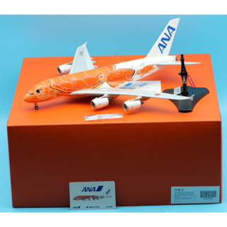 Ew2388007 โมเดลเครื่องบินบังคับ JC 1:200 ANA All Nippon Airways Airbus A380 Flying Honu Livery Diecast Aircarft Jet Reg:JA383A