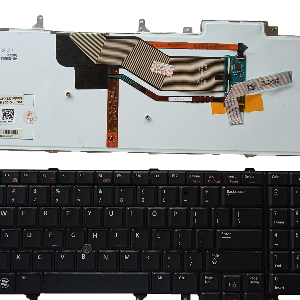ใหม่ backlit คีย์บอร์ดสําหรับ Dell Latitude E6520 E6530 E5520 E5520M E5530 E6540 P21F สีดํา