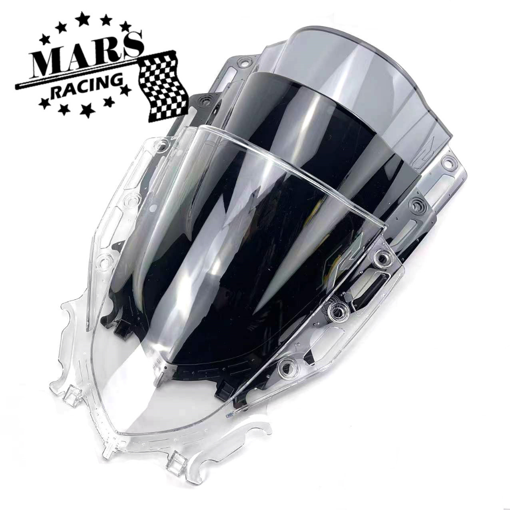 อุปกรณ์เสริมรถจักรยานยนต์กีฬาสีดำกระจกกระจกด้านหน้า Deflector Viser Visor สำหรับ YAMAHA YZF-R15 V4 Y