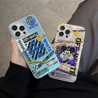 เคสโทรศัพท์มือถือ TPU กันลื่น ลายหน้ายิ้ม ภาษาอังกฤษ สําหรับ iPhone 14 Pro max 13 Pro max 12 11