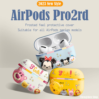 เคสหูฟัง TPU ลายมิกกี้ มินนี่เมาส์ สีชมพู สําหรับ Airpods Pro2Gen 2023 AirPods3 AirPodsPro AirPods2gen