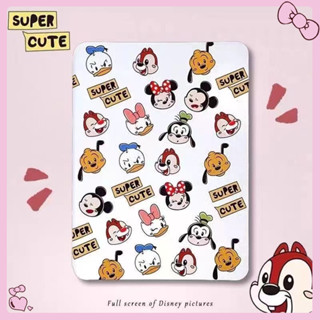 【Snoopy &amp; Mickey】For ipad cover เคสไอแพด ลายการ์ตูน iPad Mini 1 2 3 4 5 / iPad 2 3 4 / iPad Pro 9.7 Air1 Air2 / iPad Pro 10.5 / 10.2 Smart Case