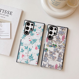 เคสโทรศัพท์มือถือ ลายกระต่ายน่ารัก สําหรับ Samsung S23+ S22 S21 S20 Ultra