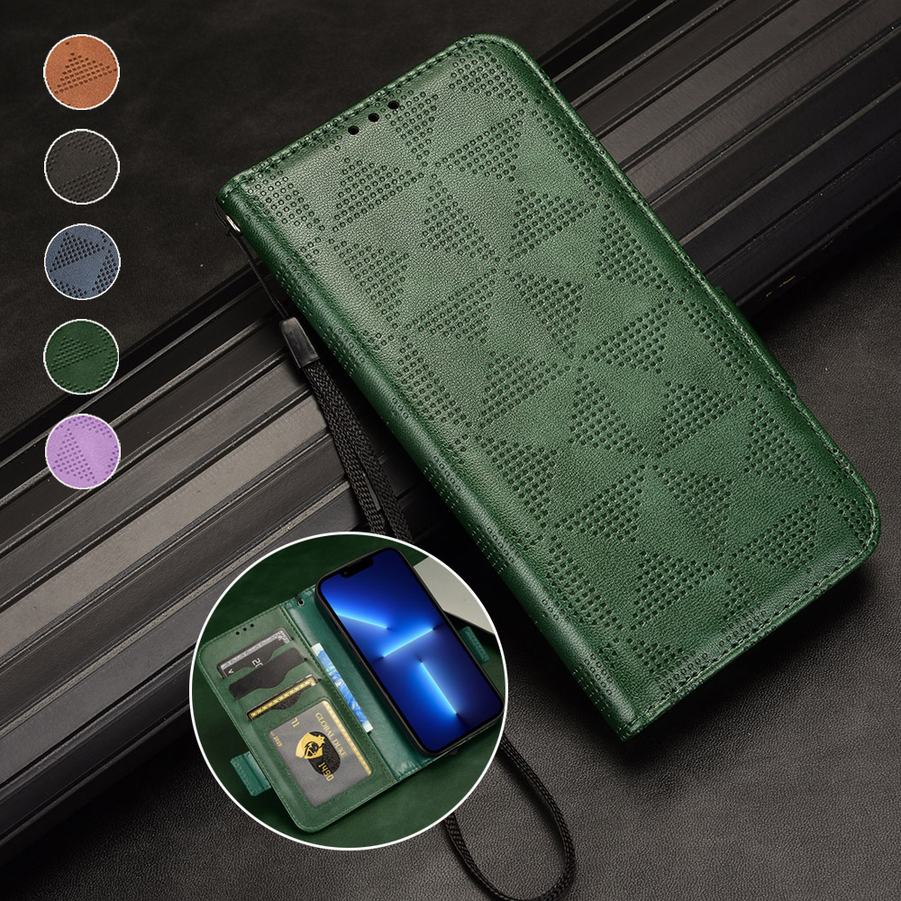 เคส Case for Samsung M23 5G Galaxy M53 M33 M12 M14 M22 A03 A03s A04 A04s เคสฝาพับ เคสเปิดปิด โทรศัพท์หนัง PU TPU ฝาพับ ทรงสามเหลี่ยม พร้อมช่องใส่บัตร และสายคล้อง สําหรับ Flip Cover Leather Wallet ซองมือถือ