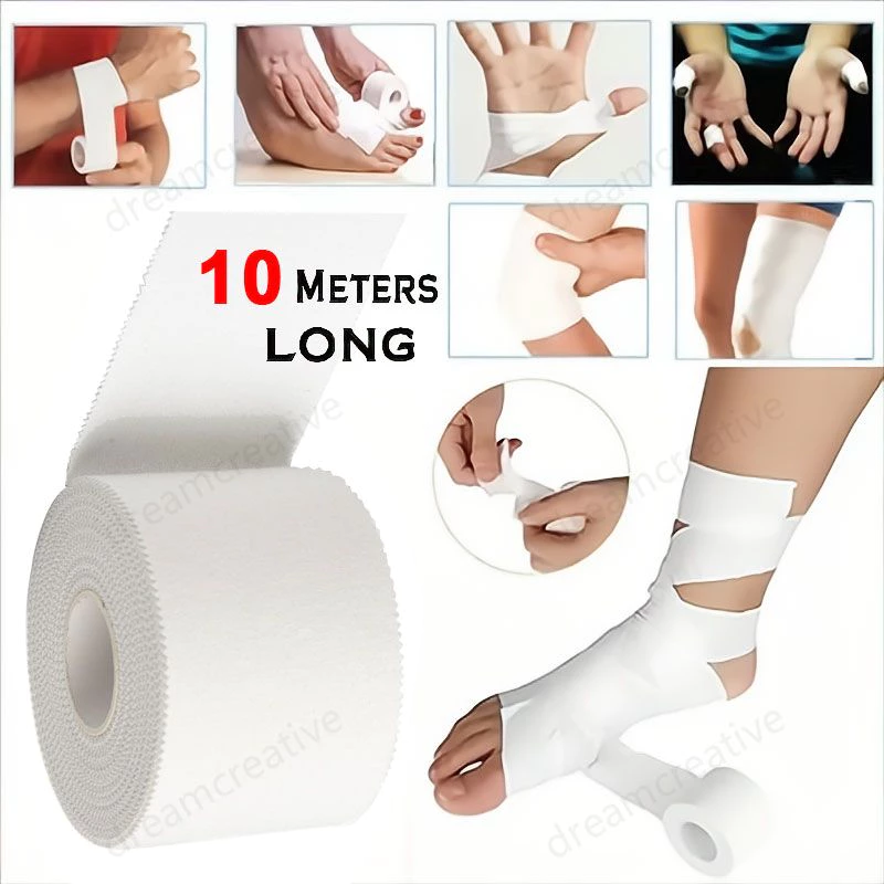 ผ้าล็อค เทปล็อคนักกีฬา Sport Tape ผ้าล็อก ล็อคเท้า นิ้ว สำหรับกีฬาฟุตบอล วอลเลย์บอล