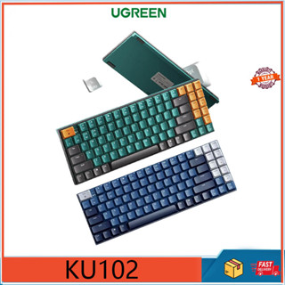 Ugreen KU102 คีย์บอร์ดบลูทูธไร้สาย แกนชาต่ํา สําหรับแล็ปท็อป mac Apple iPad