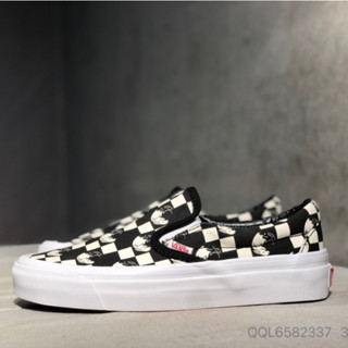 Vans Claissic Vans รองเท้าผ้าใบ ข้อสั้น