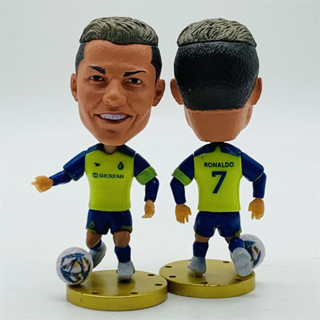 ตุ๊กตาฟุตบอล Al-Nassr 7 c. ฟิกเกอร์ Ronaldo Figurines 2023 สําหรับสะสม