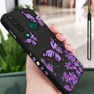 เคสโทรศัพท์มือถือ ซิลิโคน ป้องกันรอบด้าน ลายผีเสื้อ สีม่วง สําหรับ OPPO F3 A77