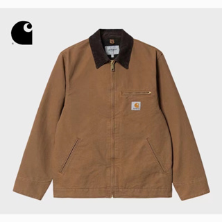 Carhartt เสื้อแจ็กเก็ต ผ้าแคนวาส สไตล์อเมริกัน แฟชั่นฤดูใบไม้ผลิ 2023