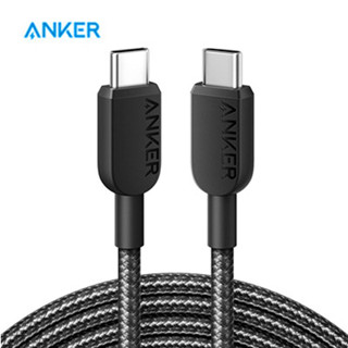 【ของแท้】Anker A81f5/a81f6 สายชาร์จ USB C 322 USB C เป็น USB C (60W/3A) ชาร์จเร็ว สําหรับโทรศัพท์มือถือ แล็ปท็อป iPad