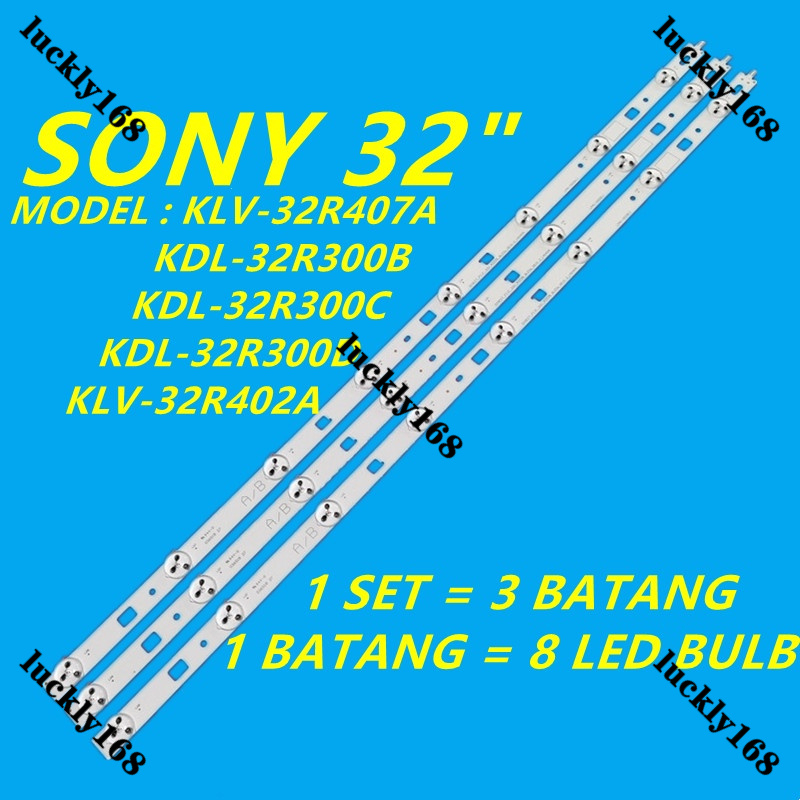 ใหม่ แบ็คไลท์ทีวี Led KLV-32R407A KDL-32R300B KDL-32R300C KDL-32R300D KLV-32R402A 32 นิ้ว KLV-32R407