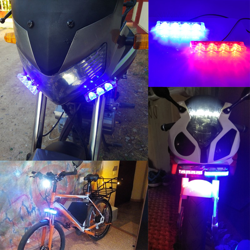 ไฟ LED ตํารวจไฟเตือน Strobe ไฟตํารวจ LED Strobe ไฟ flasher