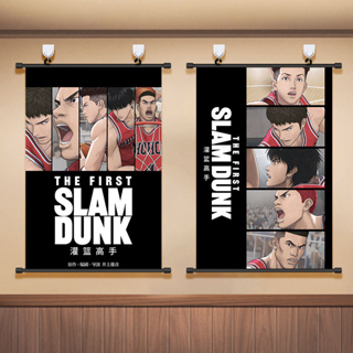 โปสเตอร์ผ้า ลายอนิเมะ Slam Dunk Akagi Takenori Rukawa Kaede Slamdunk ขนาด 20x30 ซม. สําหรับตกแต่งบ้าน