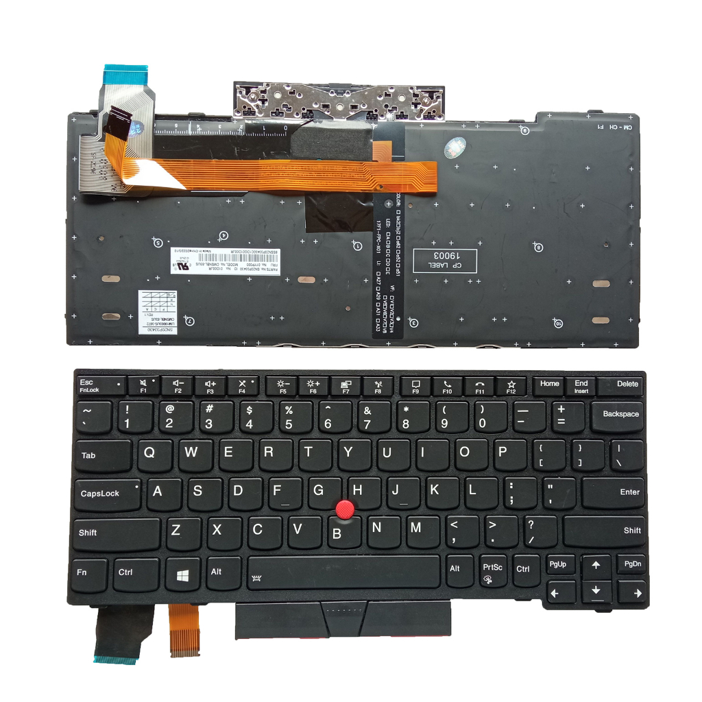ใหม่ Lenovo ThinkPad X13 Gen 2 X13 Yoga Gen 2 Series แป้นพิมพ์แล็ปท็อป US Backlit