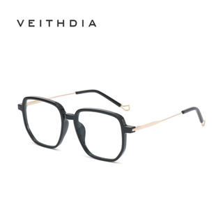 Veithdia ใหม่ แว่นตาแฟชั่น กรอบใหญ่ ยืดหยุ่น ไล่โทนสี ป้องกันแสงสีฟ้า TJ851