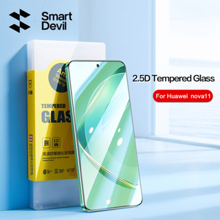 SmartDevil ฟิล์มกระจกนิรภัยกันรอยหน้าจอ 2.5D กันตก กันรอยนิ้วมือ สําหรับ Huawei Nova 11 HD