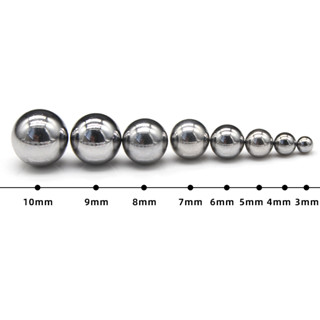 50Pcs  Brand New Dia 3mm~12mm High Carbon Steel Ball Bearing Steel Ball  Bicycle Accessories Solid ball ใหม่ ตลับลูกปืนเม็ดกลม เหล็กคาร์บอน เส้นผ่าศูนย์กลาง 3 มม.~12 มม. อุปกรณ์เสริม สําหรับรถจักรยาน