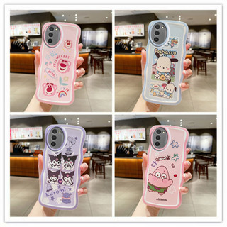 เคส samsung a02s เคสซัมซุง a02s เคสโทรศัพท์มือถือ แบบใส ลายการ์ตูนคลื่นใหญ่น่ารัก สําหรับ Samsung a02s