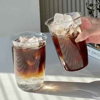 Lyhome ins แก้วกาแฟ ลาเต้ น้ําแข็ง โฮมเมด เรียบง่าย คุณภาพสูง สไตล์อเมริกัน สําหรับร้านกาแฟ ค็อกเทล ชา