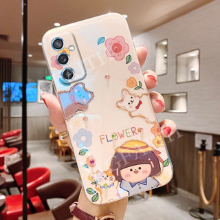 พร้อมส่ง เคสโทรศัพท์ SamsungA54 SamsungA24 GalaxyA34 SamsungA14 ซัมซุงA24 มือถือนิ่ม ลายการ์ตูนน่ารัก ประดับกลิตเตอร์ พลอยเทียม หรูหรา สําหรับ Samsung Galaxy A54 A24 A34 A14 M14 A53 A13 A23 A33 A73 A52s A52 4G 5G GalaxyA53 SamsungM14