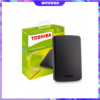 Toshiba ฮาร์ดดิสก์ภายนอก USB3.0 3.0 2TB 2.5 นิ้ว 1TB 2TB แบบพกพา