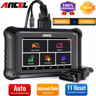 Ancel เครื่องสแกนเนอร์วัดระยะทาง DP500 OBD2 11 ฟังก์ชั่นรีเซ็ต สําหรับรถยนต์