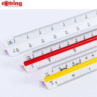 Rotring ไม้บรรทัดสามเหลี่ยม ขนาด 30 ซม. ผลิตในประเทศเยอรมนี
