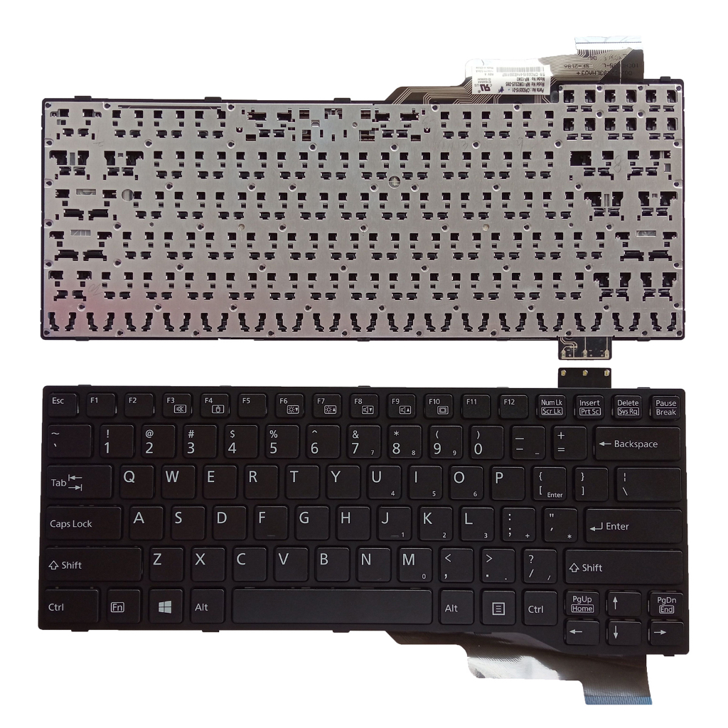 แป้นพิมพ์ US ภาษาอังกฤษสําหรับ Fujitsu Stylistic Q704 CP630515-01 MP-13M23USD85 ใหม่