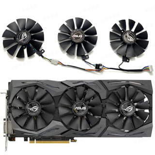 พัดลมระบายความร้อน สําหรับ asus rog strix gtx 1060 1070 1080ti graphics 4pin 5 pin 6pin