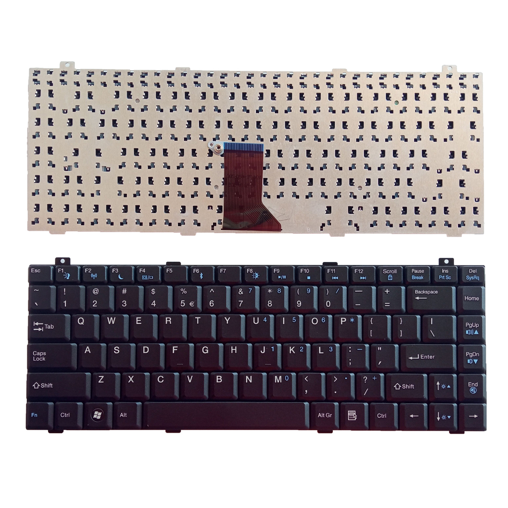 แป้นพิมพ์ US สีดําสําหรับเกตเวย์ SA1 W350 SA6 SA8