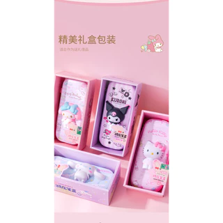 Sanrio กระเป๋าดินสอ EVA สองชั้น หนัง PU ลายการ์ตูนกบ kuromi น่ารัก สําหรับเด็กนักเรียน