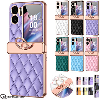 [พร้อมส่ง]Case เคส OPPO Find N2 Flip เคสโทรศัพท์มือถือ ฝาพับแม่เหล็ก พร้อมแหวนขาตั้ง สําหรับ OPPO Find N2 N2Flip