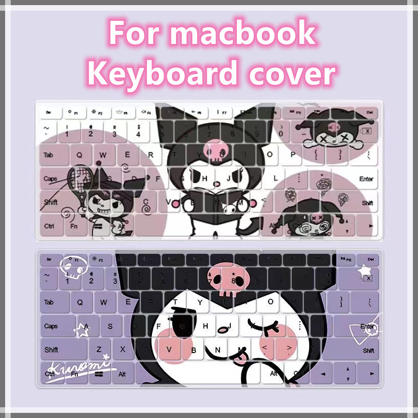 【Kuromi】MacBook Keyboard cover For New M2 M1 Pro13（A2251/A2289/A2338）Pro 13 touch bar A1932 A1466  A1708 Reina13 Air13.3/A2179 A2337 Cute cartoon waterproof Keyboard case