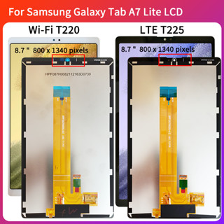 หน้าจอ LCD สําหรับ Samsung Galaxy Tab A7 Lite SM-T225 SM-T220