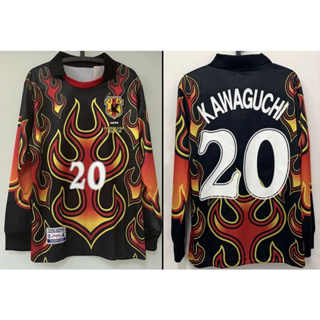 เสื้อกีฬาแขนยาว ลายทีมชาติฟุตบอลชั้นนํา KAWAGUCHI 1998 สไตล์ญี่ปุ่น เรโทร คุณภาพสูง สําหรับผู้รักษาประตู