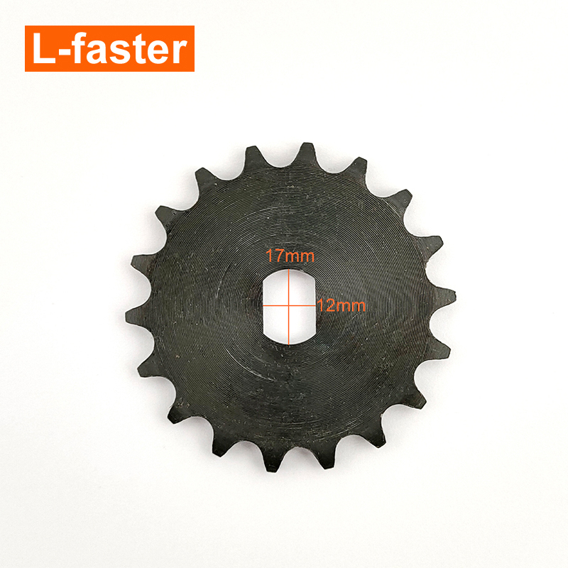 เฟืองโซ่มอเตอร์ ด้านใน 12X17 มม. 420 Type 9 14 16 18 20 ซี่ อุปกรณ์เสริม สําหรับรถสามล้อไฟฟ้า