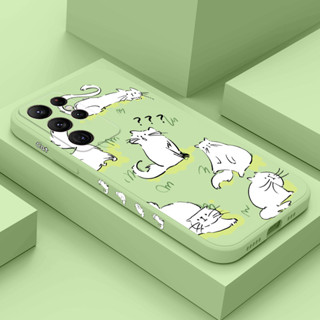 เคสโทรศัพท์มือถือ ลาย Hello Cat แฟชั่นสร้างสรรค์ สําหรับ Samsung Galaxy S23 S22 Ultra Plus