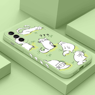 เคสโทรศัพท์มือถือ ลาย Hello Cat ใส่สบาย สําหรับ Samsung Galaxy S21 S20 FE Ultra Plus